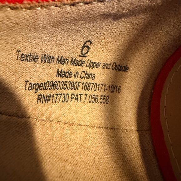 Target Red Block Heel Sandals - Picture 4 of 4